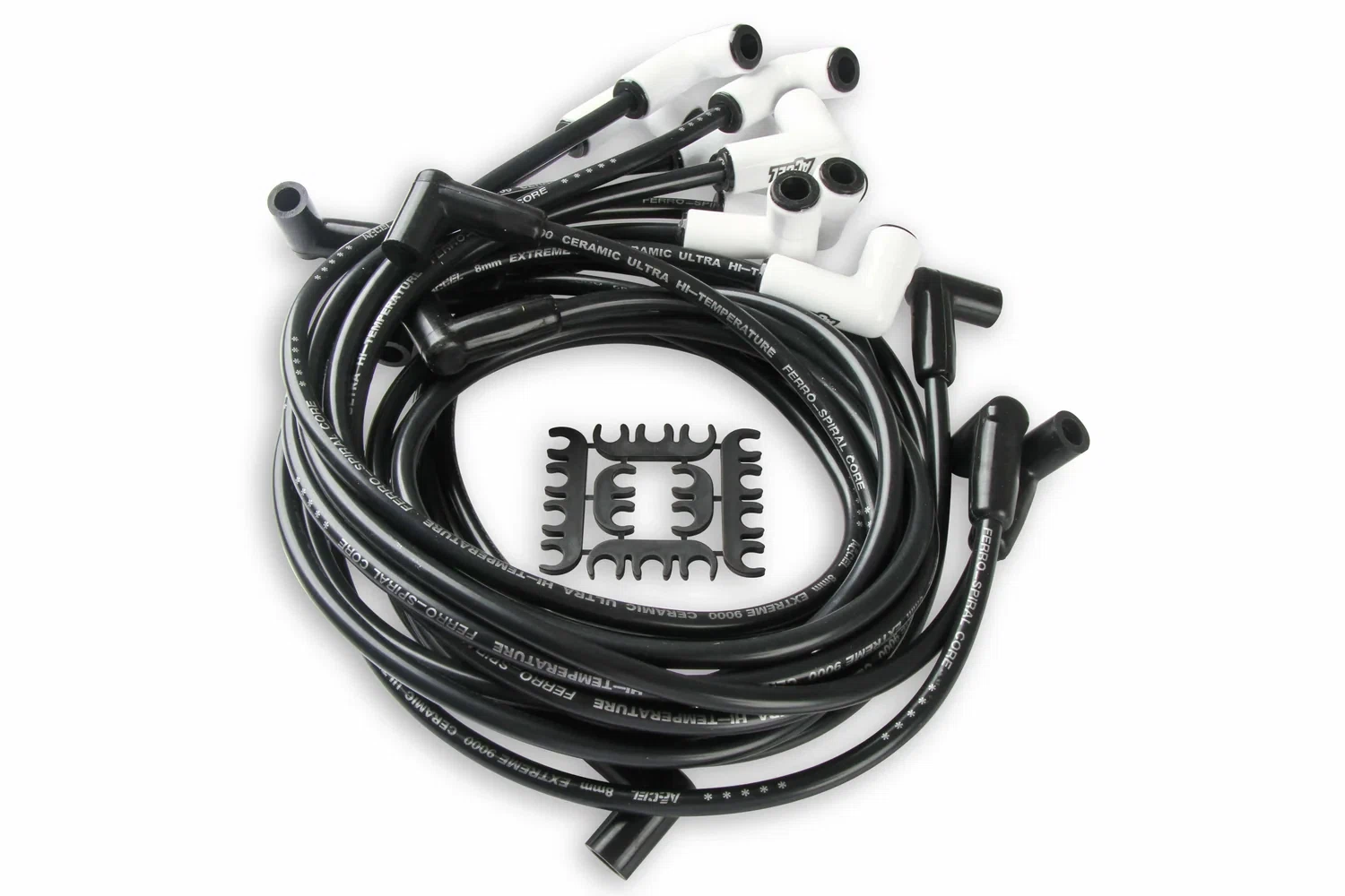 Spark Plug Wire Set Chevy Small Block with HEI 75-8 Wires Under ValveCover 9018C